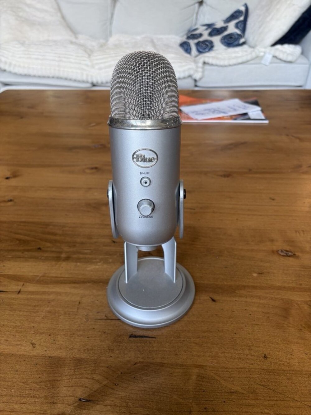 Blue Yeti Professional USB Condenser Microphone - Silver